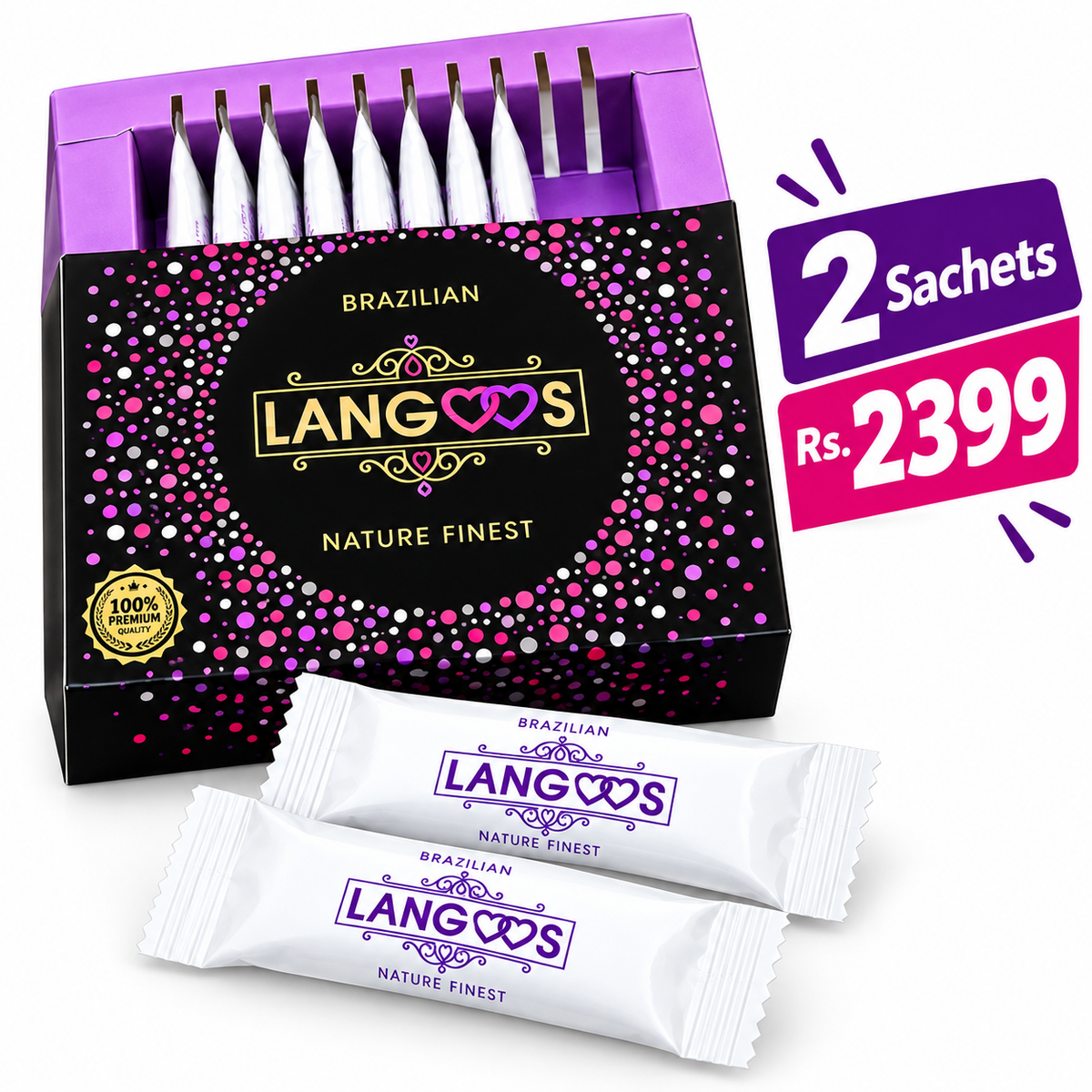 Langoos Man's Health Product - 2 Sachet
